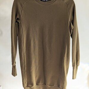 Zara Women's Long Forest Green Sweater